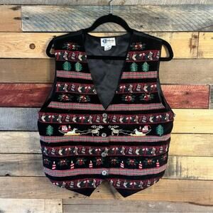 Paul Harris Design‎ Christmas Vest Size Medium